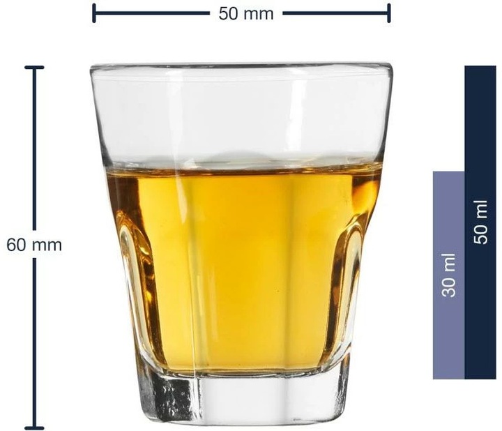 Actual product image Leonardo Rock (0.50 dl, 6 x, Shot glass)