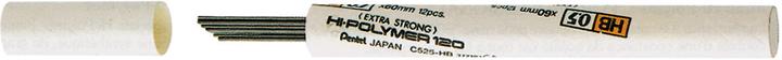 Immagine prodotto Pentel Conduttori a matita Hi-Polymer 120 (12 Pezzo/i, Grigio, 0.50 mm)