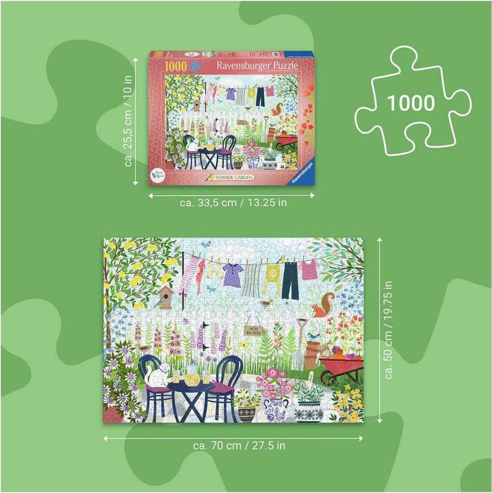 Image du produit Ravensburger Sommergarten (1000 pièces)