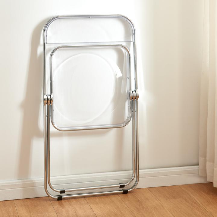 Actual product image En.Casa Klappstuhl Pornainen 4er Set Transparent