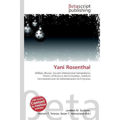 Yani Rosenthal, Fachbücher