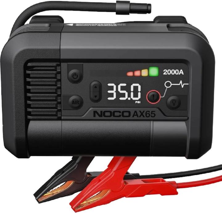 Noco AX65-Jump starter mit integriertem Tragbarem Luftkompressor (2000 A)