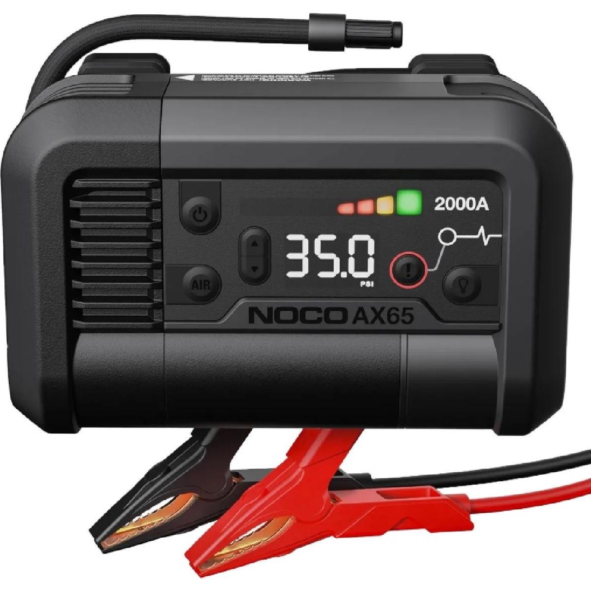 Noco, Avviatore di emergenza, AX65-Jump starter mit integriertem Tragbarem Luftkompressor (2000 A)
