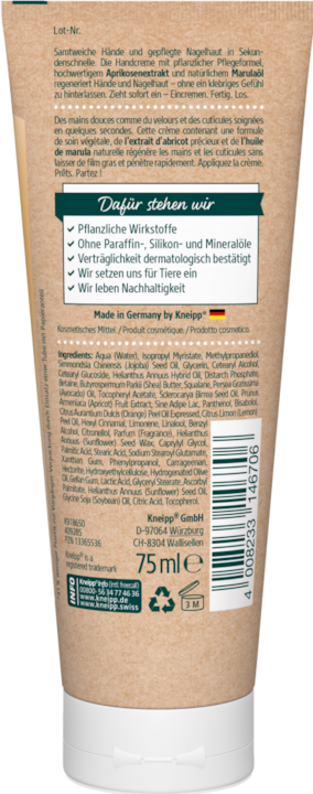 Image du produit Kneipp Crème pour les mains et soin des ongles express (75 ml)