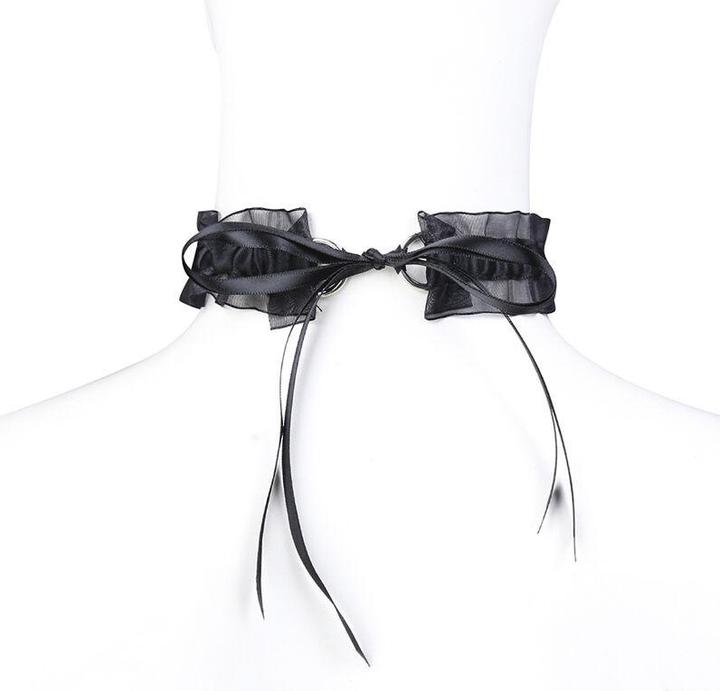 Actual product image Ohmama Fetish Lace Fetish Collar