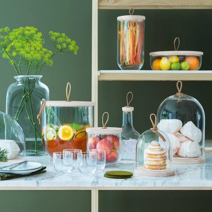 Actual product image LSA Ivalo ash container & lid H11cm - clear (4.70 l)