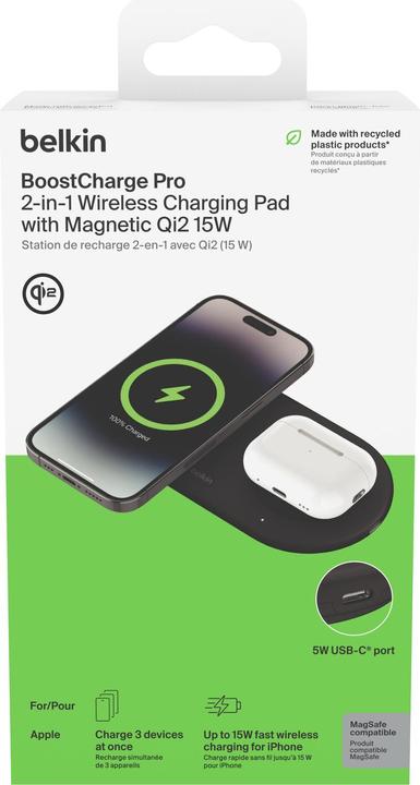 Produktbild Belkin Boost Charge Pro 2-in-1 (15 W)