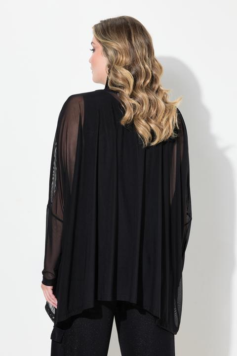 Produktbild Miamoda Bluse, oversized, Mesh, Glitzersteinchen, Top (54)