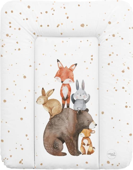 Actual product image Ceba Basic Forest Friends Soft Flat Changing Pad (50 x 70 cm)
