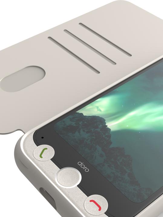 Actual product image Doro Wallet Case bone für Aurora A3x (Oppo A31)