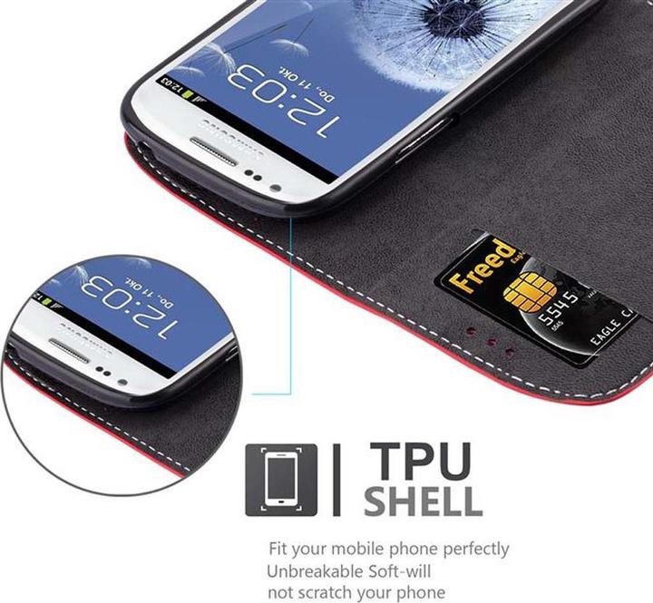 Produktbild Cadorabo Book X-Wallet Cover (Samsung Galaxy S3 Mini)