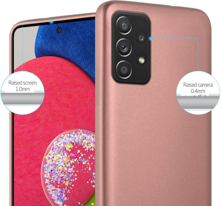 Produktbild Cadorabo TPU Matt Metallic Hülle (Samsung Galaxy A52, Samsung Galaxy A52 5G, Samsung Galaxy A52s 5G)
