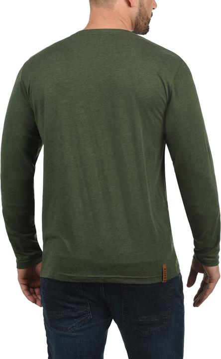 Immagine prodotto Solid Volko Maglia Maglie A Maniche Lunghe Da Uomo Con Collo Grandad (S)