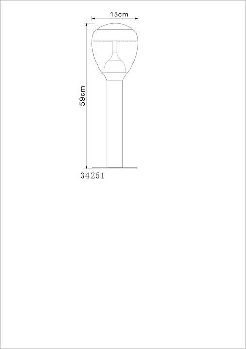 Productafbeelding Globo Callisto buitenlamp (750 lm, IP44)
