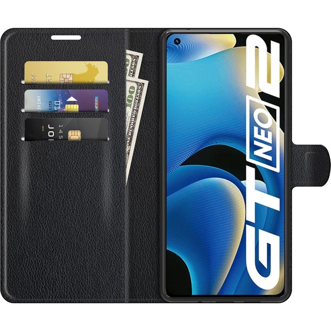 Thumbnail - Screenguard Realme GT Neo2 Leather Guard Lederhülle (Realme GT Neo 2), Smartphone Hülle, Schwarz