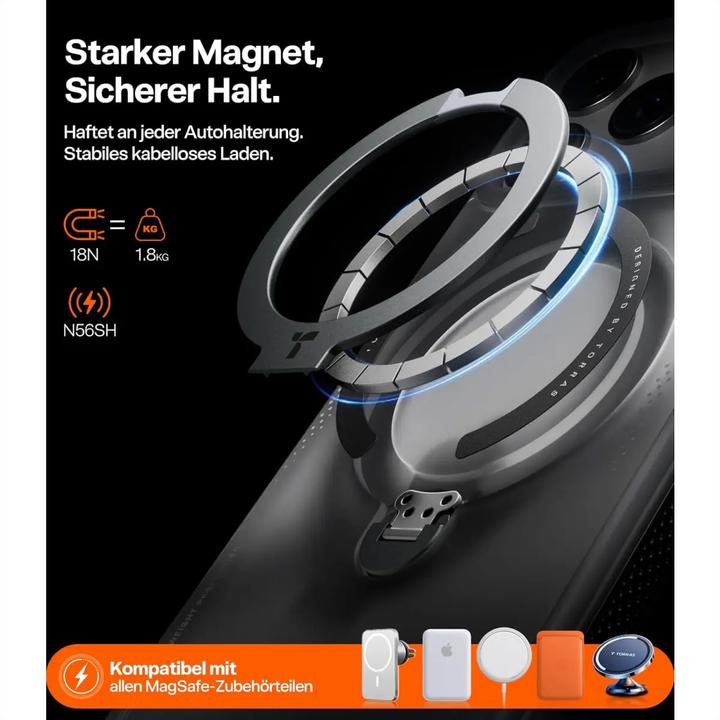 Actual product image Torras Ostand Q3 Air (Apple iPhone 17 Pro Max)