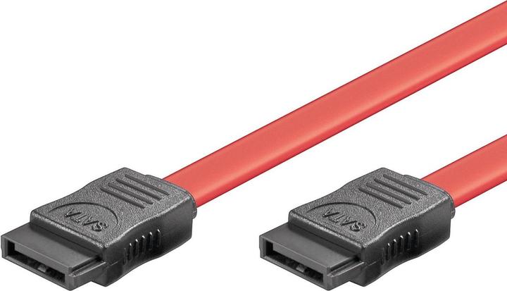 Produktbild Goobay HDD S-ATA Kabel 1,5 GBits / 3 GBits, Rot, 0.5 m (50 cm, SATA)