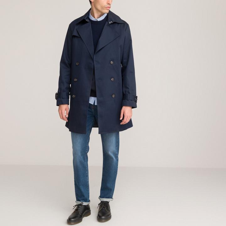 Actual product image La Redoute Collections Trench coat with belt. water-repellent
