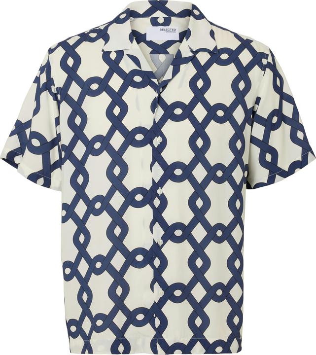 Selected Gemustertes Kurzarmhemd (XL)