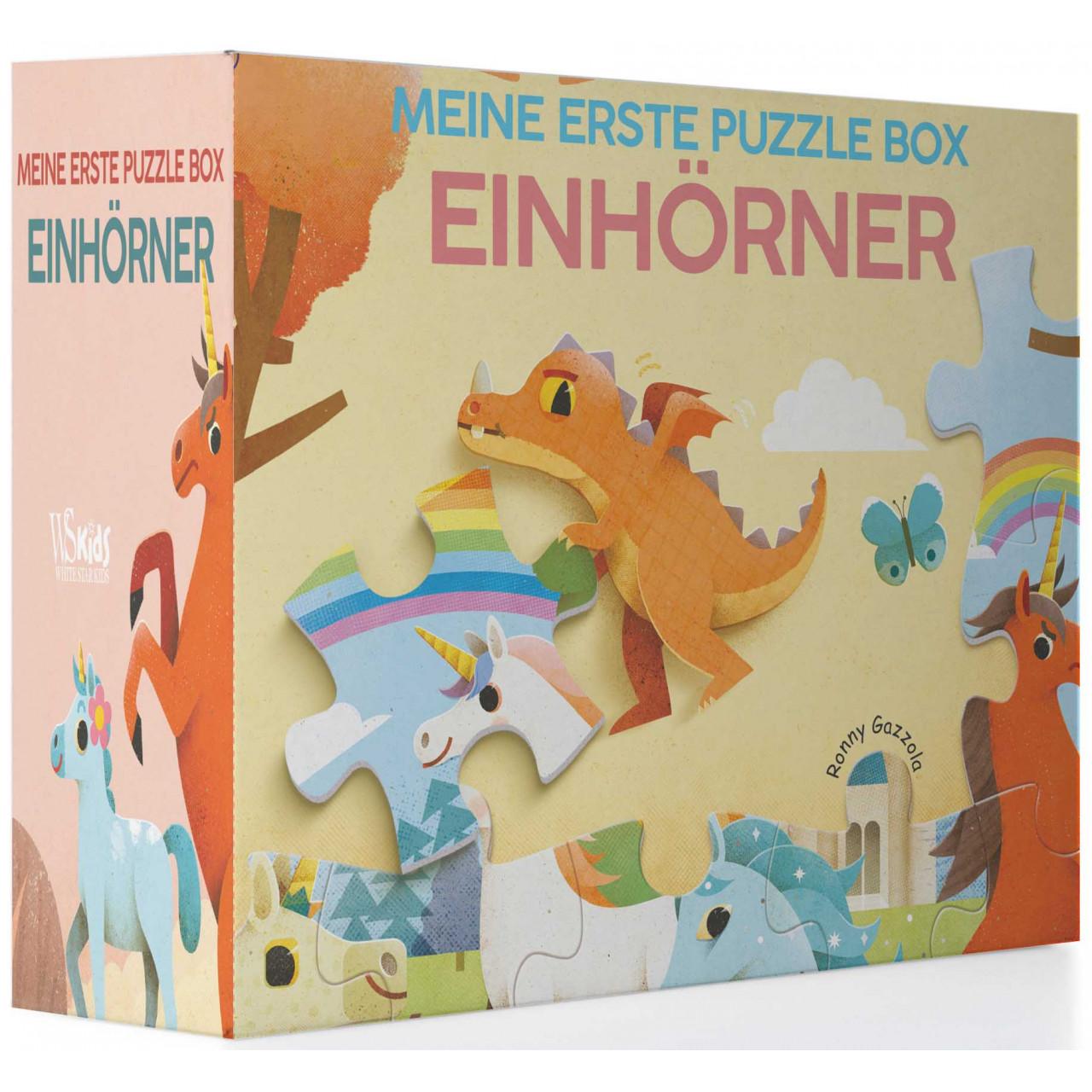 White Star Meine Erste Puzzle Box: Einhörner (36 Teile)