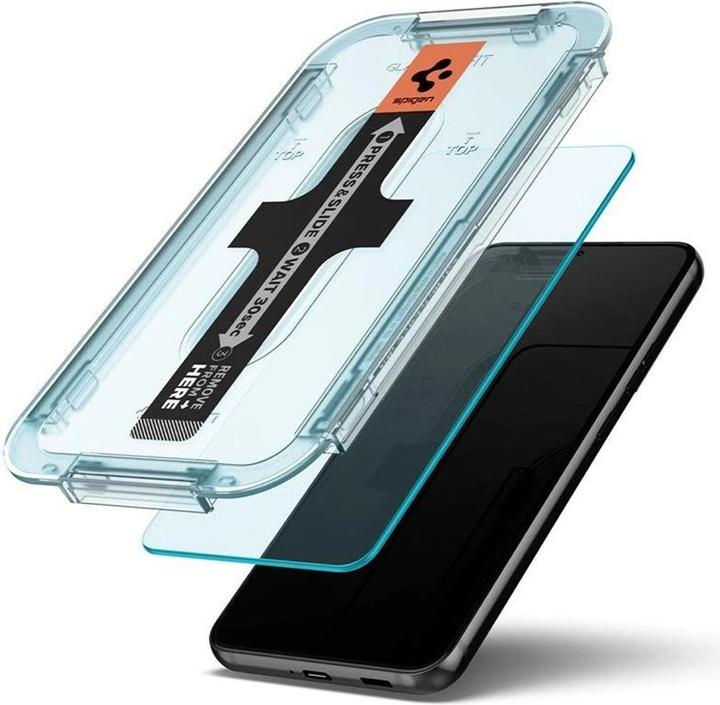 Productafbeelding Spigen Glas.TR Samsung S901 S22 2szt./2st "EZ FIT" AGL04151 szkło hartowane (2 Stuk, Samsung Galaxy S22)