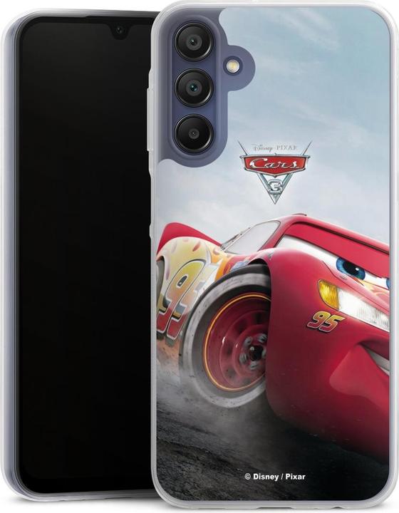 Produktbild DeinDesign Slim Case für Samsung Galaxy A15 Silikon Hülle Ultra Dünn Handyhülle Cars Lightning Mcqueen 95 (Samsung Galaxy A15)