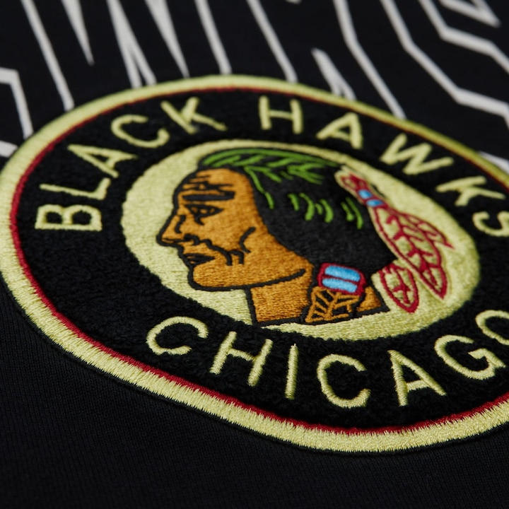 Produktbild Mitchell & Ness M&N Fleece Oversized Hoody Chicago Blackhawks - XL (XL)