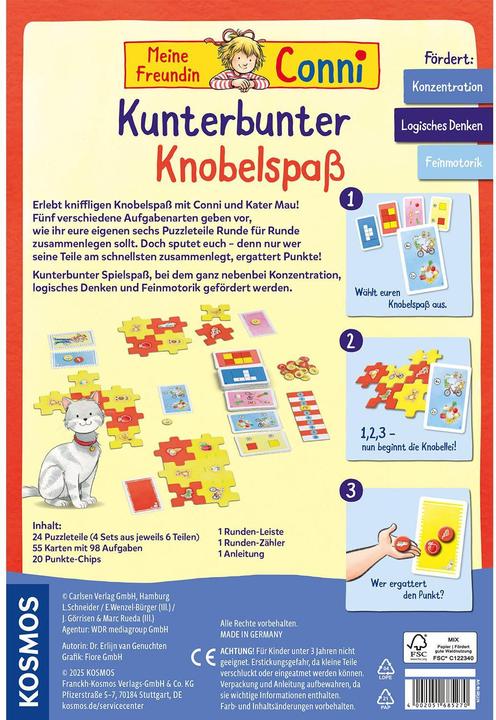 Actual product image Kosmos My friend Conni - Colourful puzzle fun