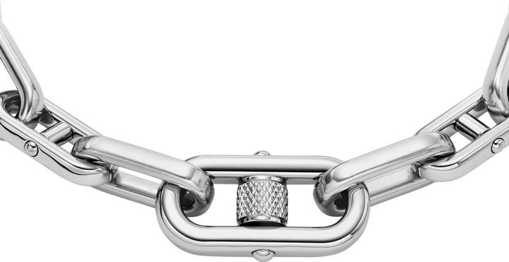 Produktbild Fossil JF04883040 Heren Armband (sieraad) 21.8 cm - Zilverkleurig (21.80 cm, Edelstahl)