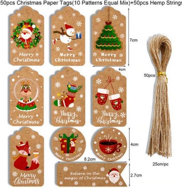 Actual product image MU Style Do It Series Gift Tags (Set of 50) (50x)