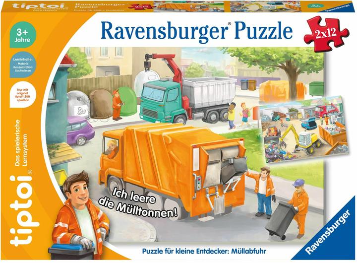tiptoi Puzzle für kleine Entdecker: Müllabfuhr (12 Teile)