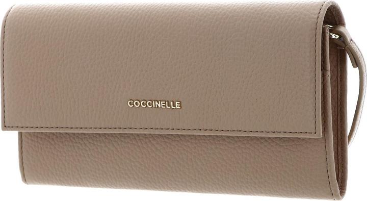 Actual product image Coccinelle Metallic Soft Mini Bag Wallet Grained Leather