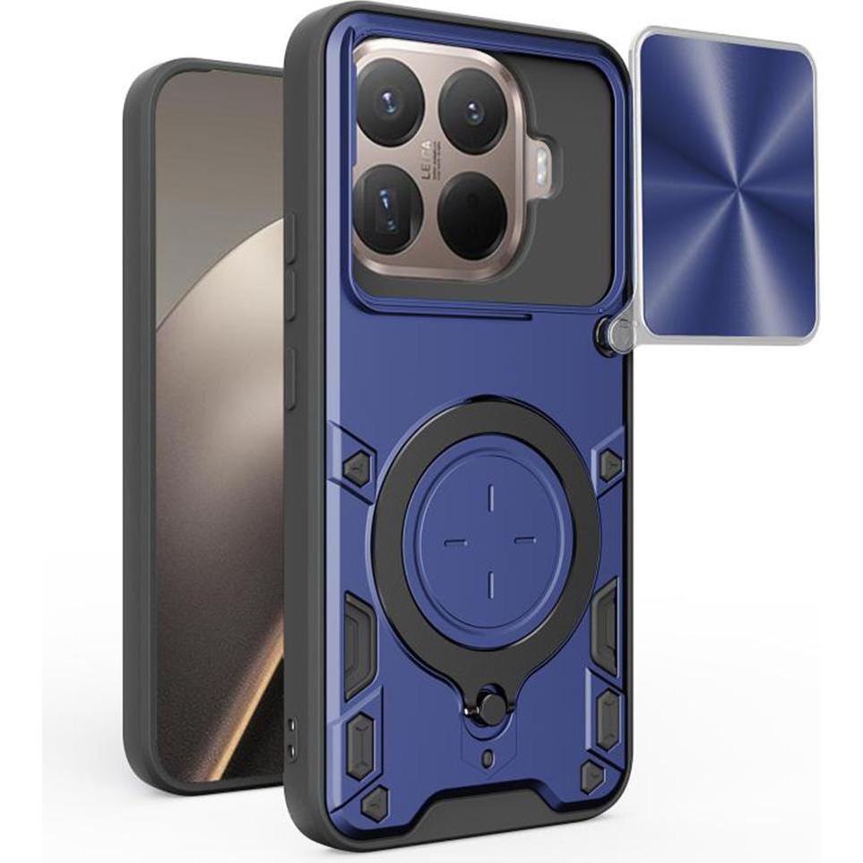 Techsuit - CamGuard Pro - Xiaomi 15T Pro - Blue (Xiaomi 15T Pro), Cover smartphone, Blu
