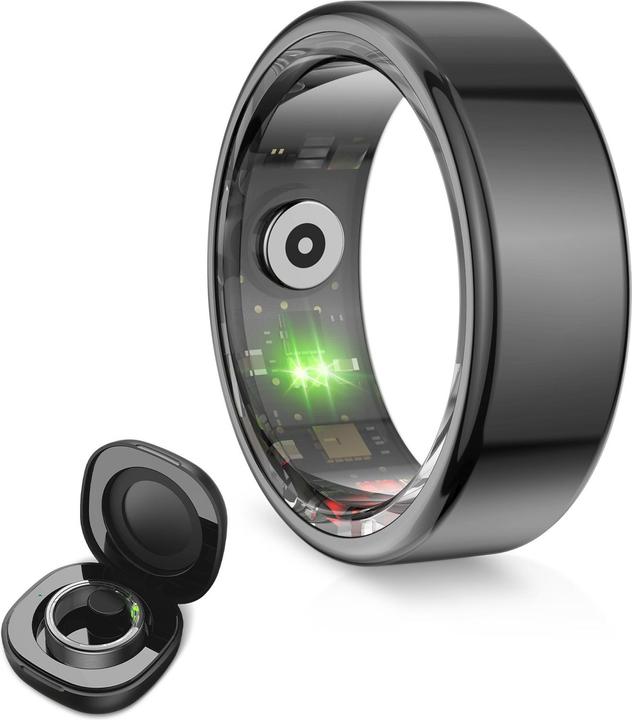 Actual product image KSIX Smartring Black XS Size 8 (Black)