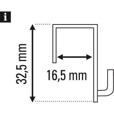Thumbnail - Gardinia, Vorhang Zubehör, Dekohaken