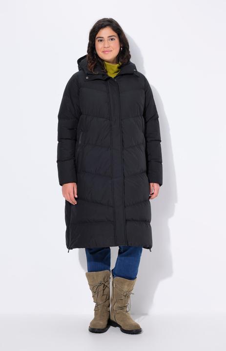 Actual product image Ulla Popken HYPRAR Longline Water-Repellent Quilted Coat