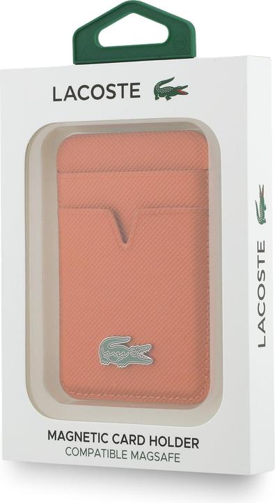 Productafbeelding Lacoste Card Wallet Petit Pique MagSafe orange