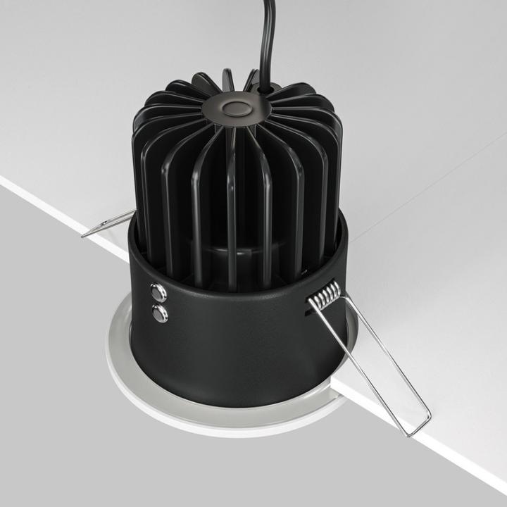 Immagine prodotto Maytoni Zoom LED downlight, luce da incasso 12W bianco dimmerabile IP65 90Ra Ø8,5mm bianco caldo (910 lm)