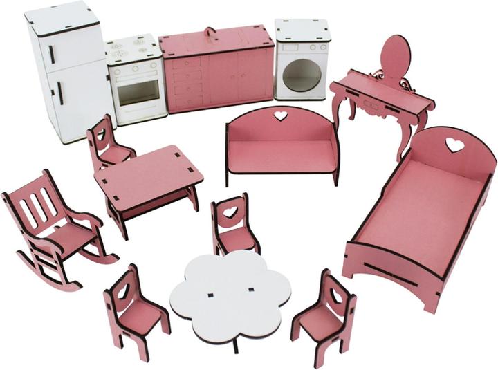 Produktbild Moni Holz-Puppenhaus Lilly EV10
