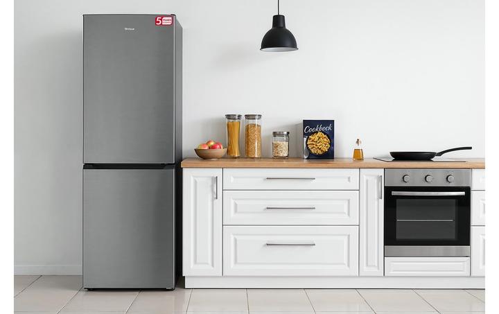 Image du produit Trisa Réfrigérateur combiné 253 L, Inox (253 l)