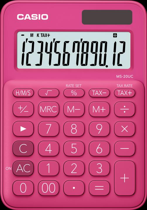 Productafbeelding Casio MS-20UC bureaurekenmachine (Zonnecellen, Batterijen)