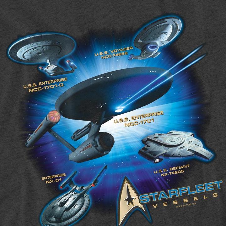 Produktbild Starfleet Vessels TShirt (L)