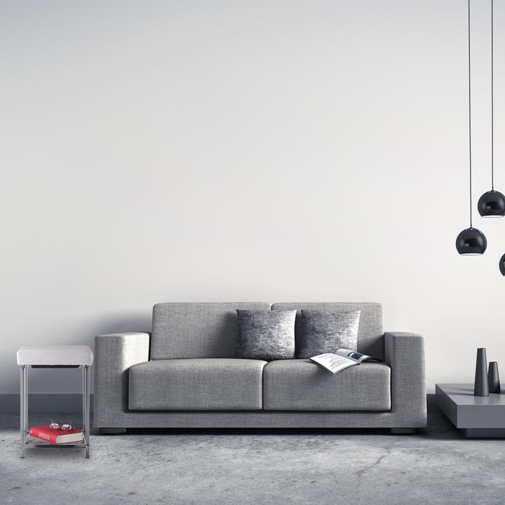 Immagine prodotto Relaxdays Sgabello, Seduta Quadrata Imbottita