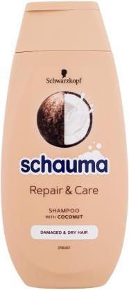 Actual product image Schwarzkopf Schauma Repair & Care Shampoo - Shampoo with shea butter and coconut (250 ml, Liquid shampoo)