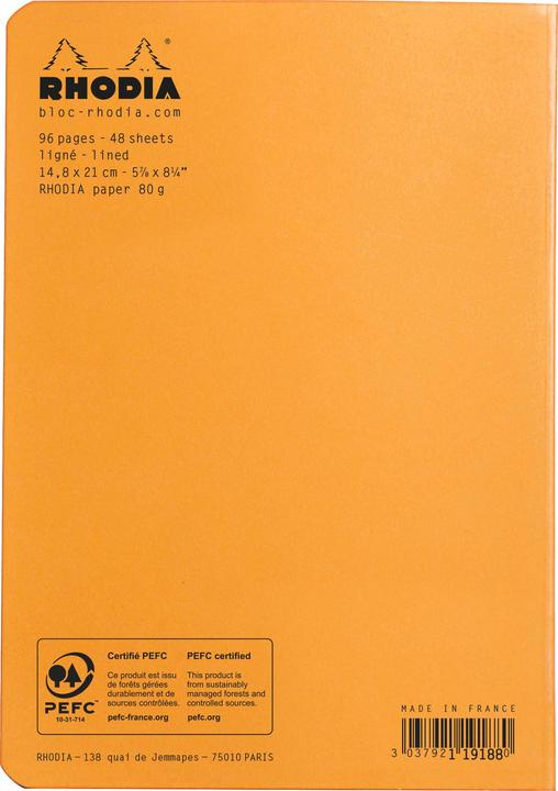 Immagine prodotto Rhodia Classic (A5, Righe, Copertina morbida)