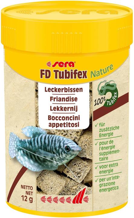 Produktbild Sera FD Tubifex worms 100ml (Zierfische, 100 ml)