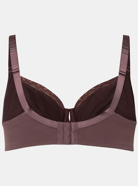Actual product image Ulla Popken Tonal Polka Dot Underwire Bra (85 E)