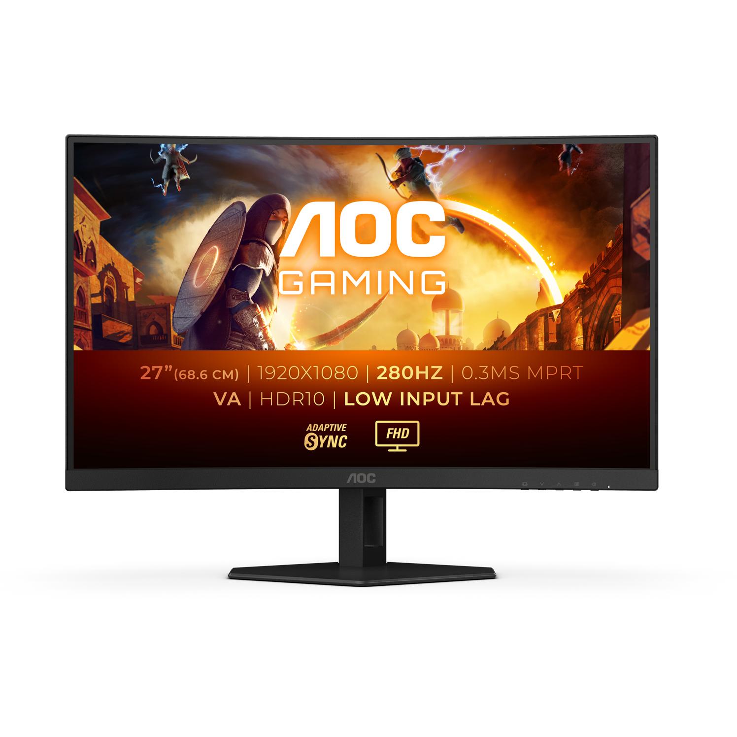 AOC C27G4ZXE (1920 x 1080 Pixel, 27"), Monitor, Schwarz
