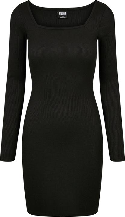 Produktbild Urban Classics Ladies Rib Squared Neckline Dress (XS)