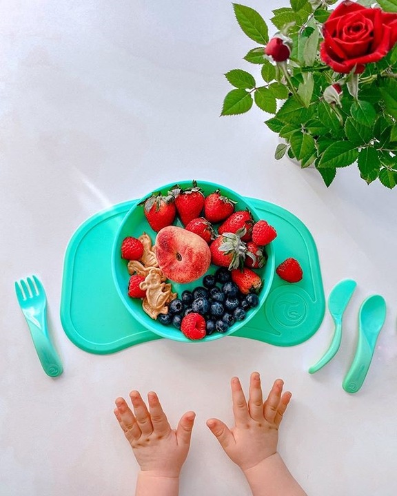Actual product image Twistshake Click-Mat Mini + Plate